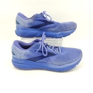 Brooks Ghost 16 Shoes Women Size 9.5 Blue Sneaker Running Walking 1204071B445